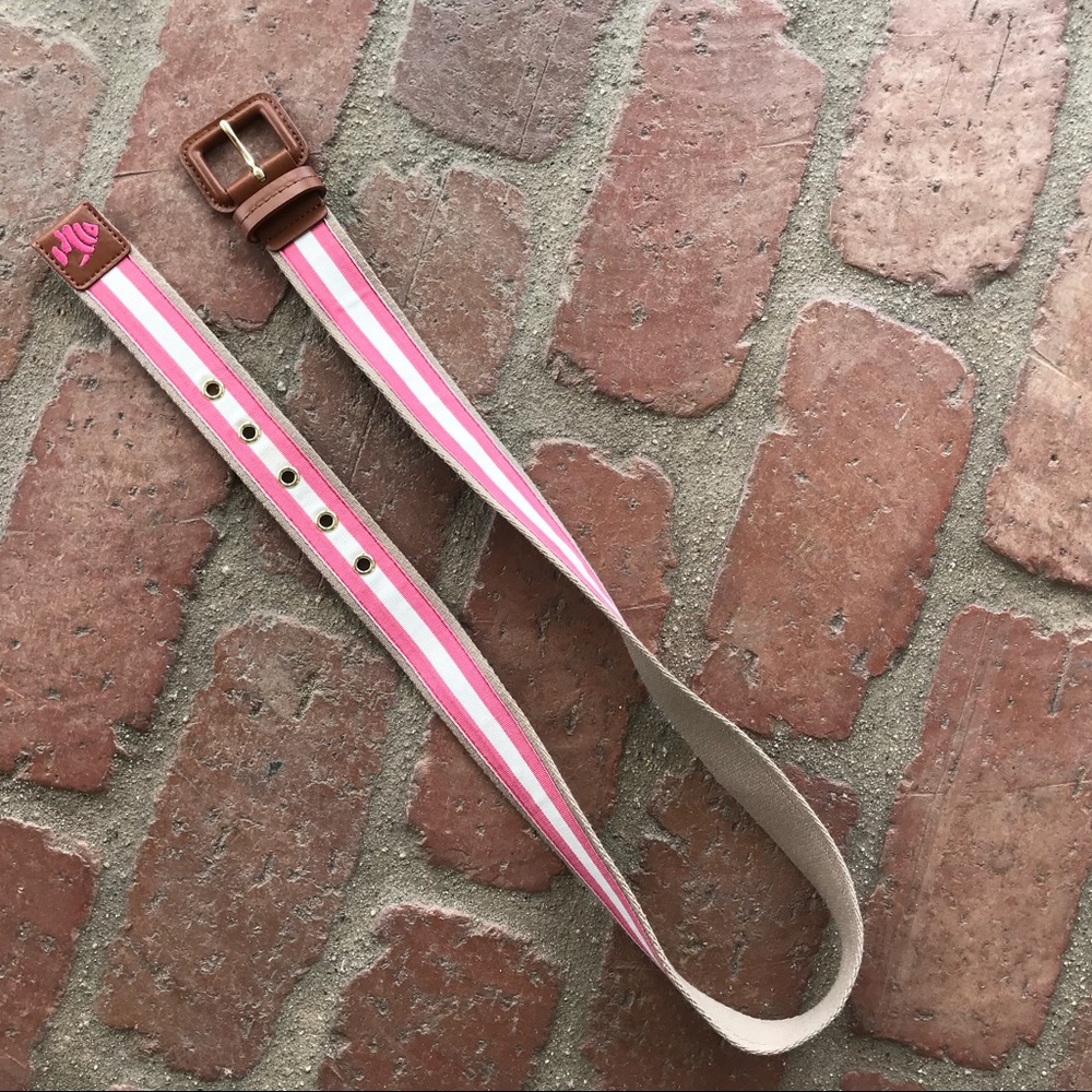 Preppy Pink & White Soft Belt